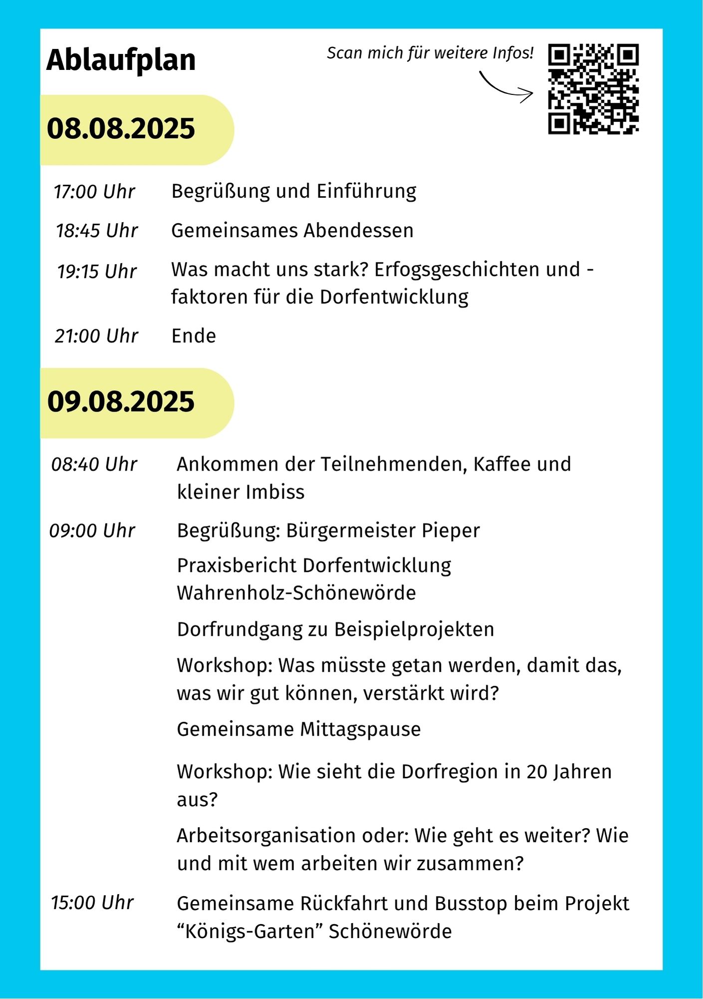 Einladung Startseminar S.2